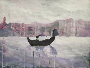 Print of Conceptual Boat Paintings by Viviane Silvera