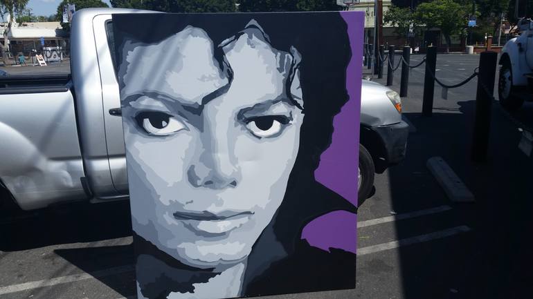 Original Pop Art Pop Culture/Celebrity Painting by Nina Womack