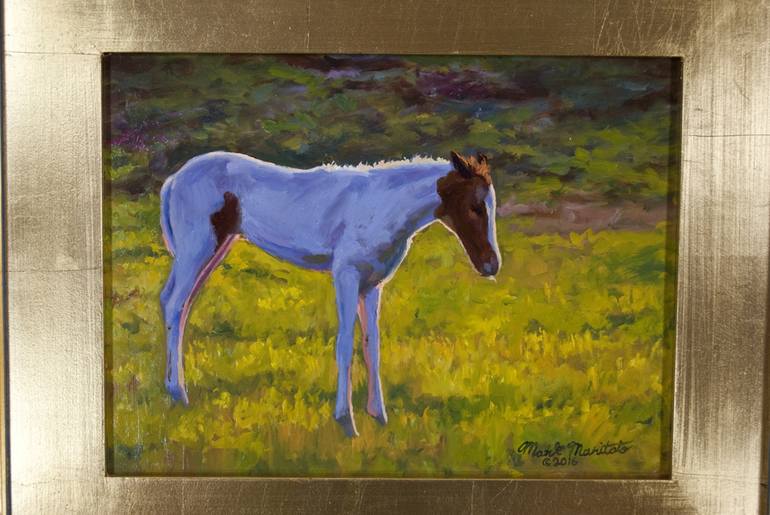 Original Realism Horse Painting by Mark Maritato