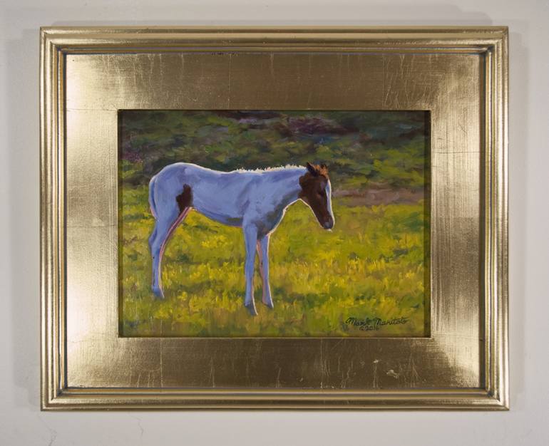 Original Realism Horse Painting by Mark Maritato