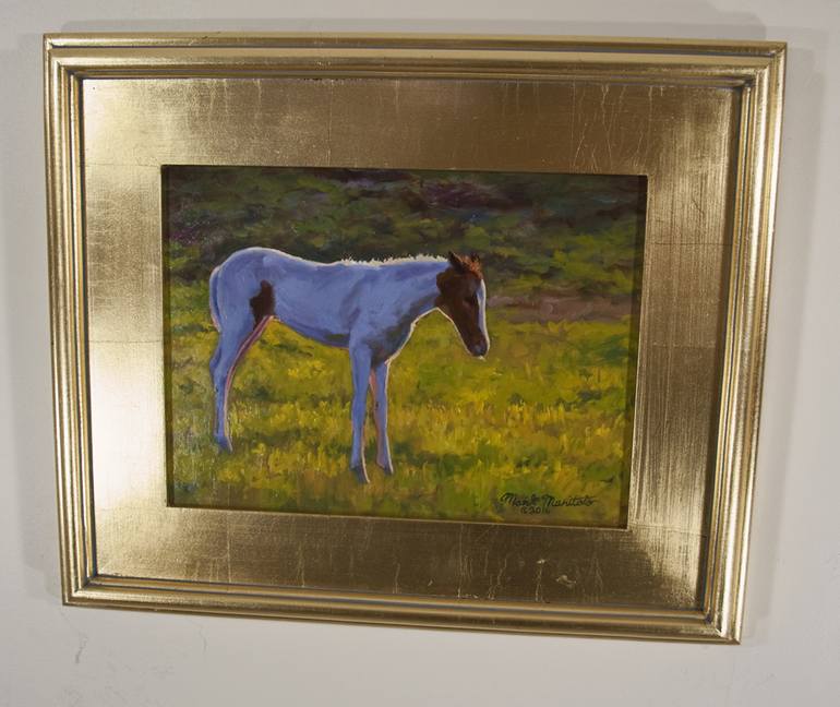 Original Realism Horse Painting by Mark Maritato