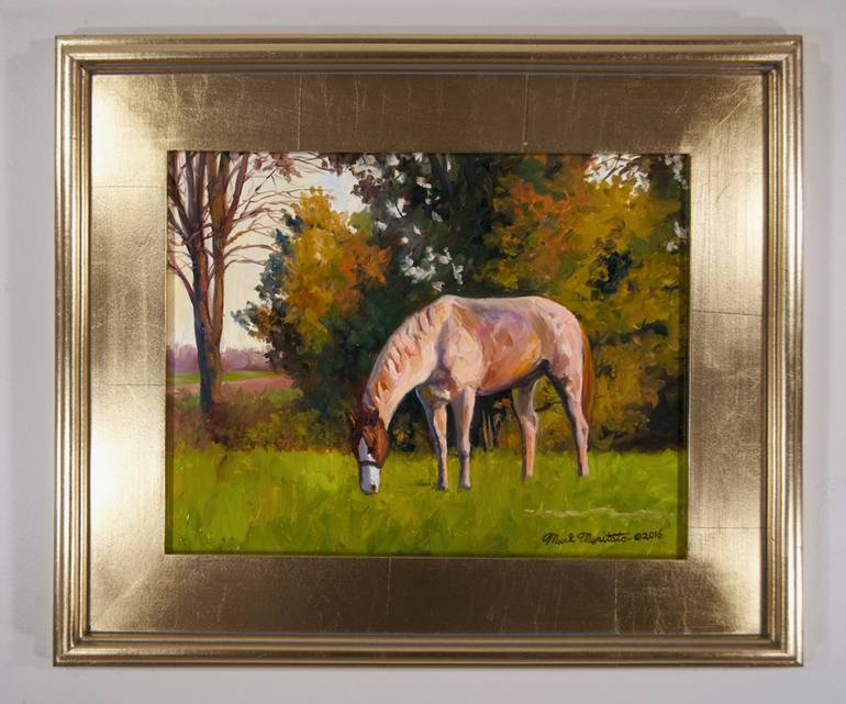 Original Realism Horse Painting by Mark Maritato