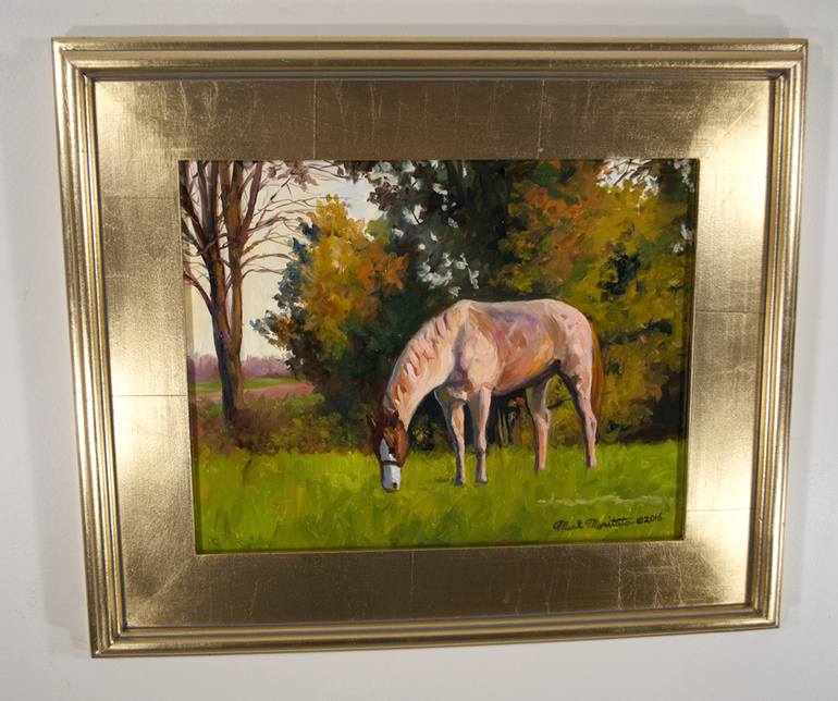 Original Realism Horse Painting by Mark Maritato