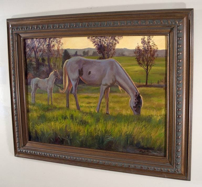 Original Realism Horse Painting by Mark Maritato