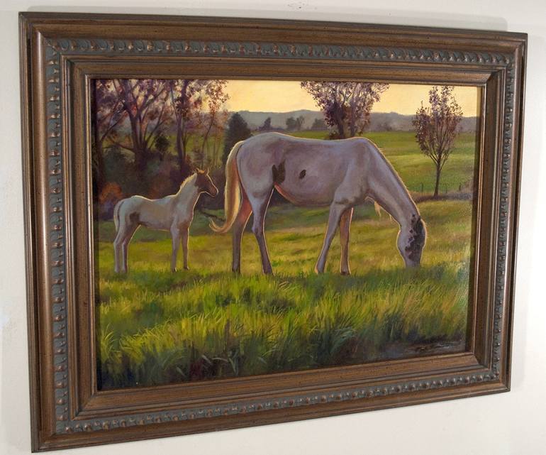 Original Horse Painting by Mark Maritato