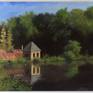 Oil on Canvas
30inW x15inH x1.5inD
Painted in 2015

Painted on gallery wrap canvas that has a depth of 1-12in with the edges painted in black so it may be hung without a frame. A floater frame may also be used if desired.

A landscape oil done of Tarrytown Reservoir in Westchester New York. One of my very favorite recreational spots.