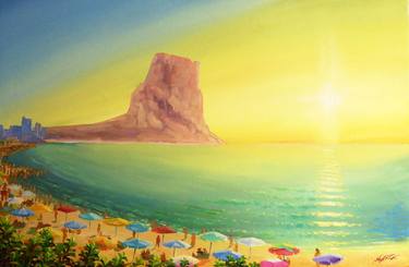 Original Impressionism Beach Paintings by Narek Hambardzumyan