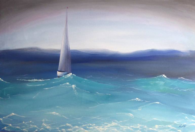 Original Impressionism Seascape Paintings by Narek Hambardzumyan