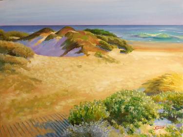 Original Impressionism Beach Paintings by Narek Hambardzumyan