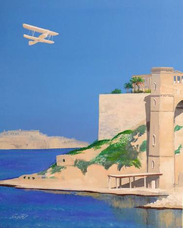 Original Airplane Paintings by Narek Hambardzumyan