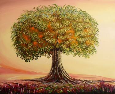 Original Impressionism Tree Paintings by Narek Hambardzumyan