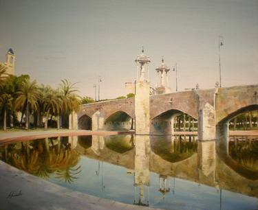 Original Impressionism Architecture Paintings by Narek Hambardzumyan