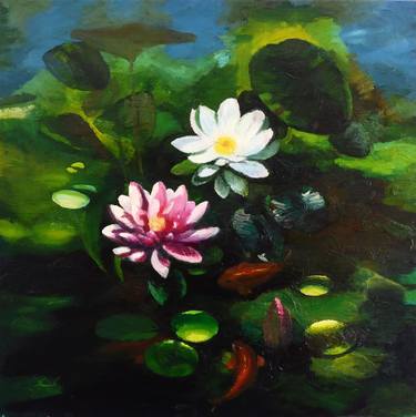 Original Impressionism Floral Paintings by Narek Hambardzumyan