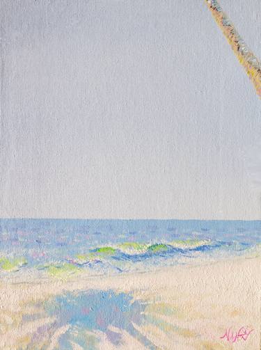 Original Impressionism Beach Paintings by Narek Hambardzumyan