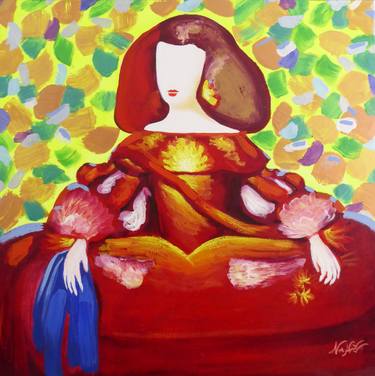Original Impressionism Abstract Painting by Narek Hambardzumyan