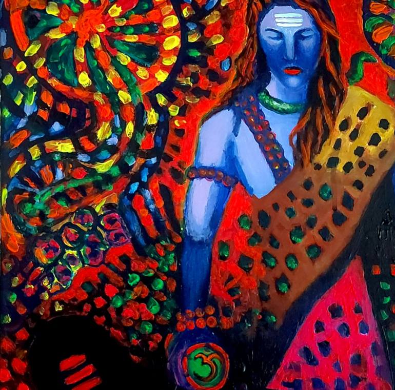 Original Abstract Painting by Arjun Cheruparambil