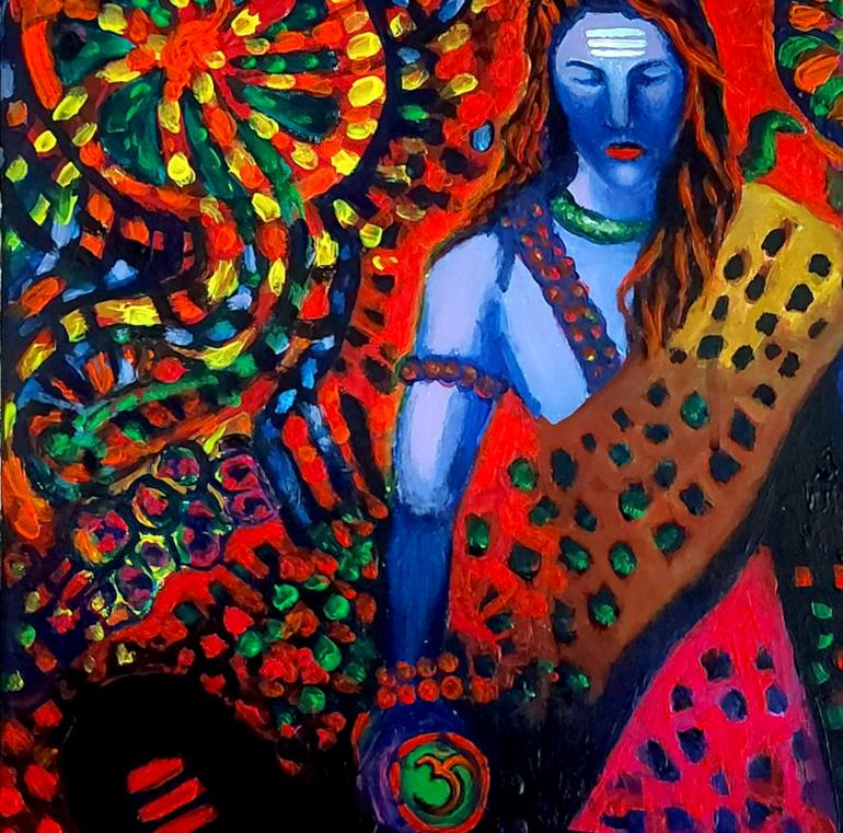 Original Abstract Painting by Arjun Cheruparambil