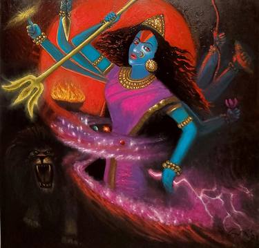 Original Surrealism Fantasy Paintings by Arjun Cheruparambil