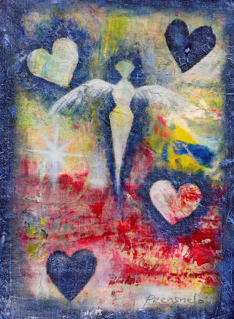 Wings of Love 1 Painting by Prensnelo Amical | Saatchi Art