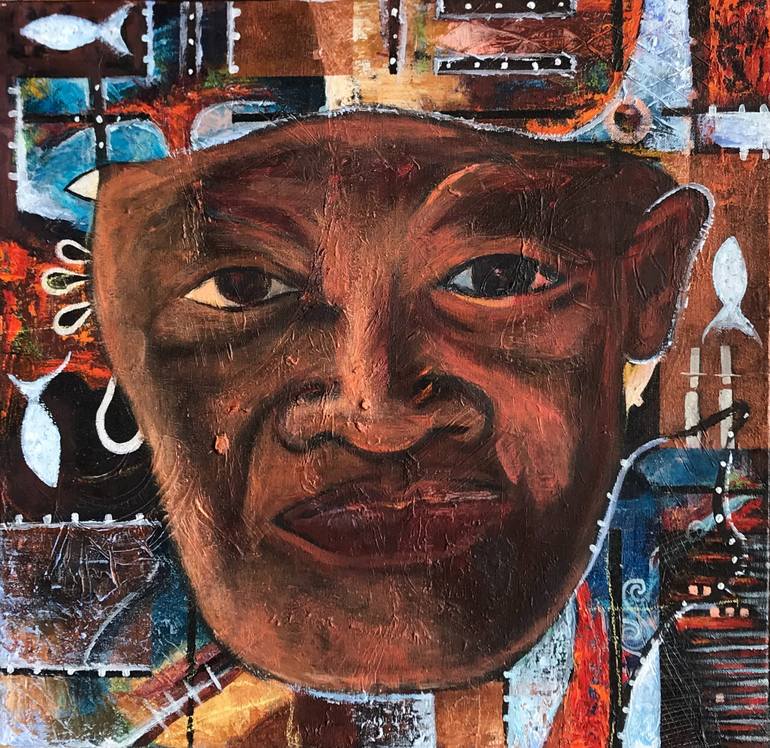 The Face of Bacchanal Painting by Prensnelo Amical | Saatchi Art