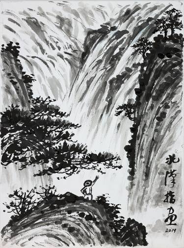 Original Landscape Painting by Shiu Hon Wong