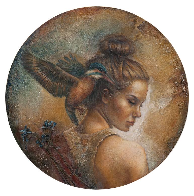 Original Other Women Painting by Aliona Gordon