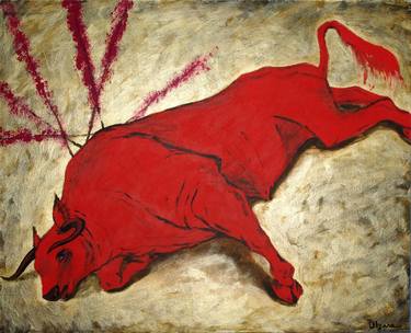 Original Expressionism Animal Paintings by Ulyana Krutova