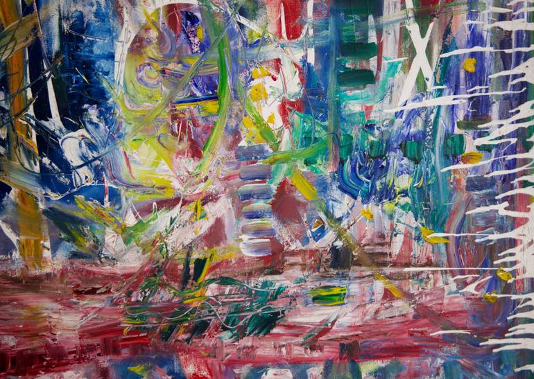 Original Abstract Expressionism Abstract Painting by Jimmy Schmidt
