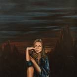 Kate Moss Sunset Painting by Frank Caruso Saatchi Art