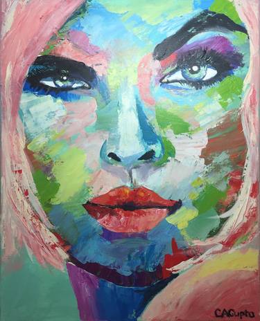 Original Figurative Women Paintings by Christine Gupta