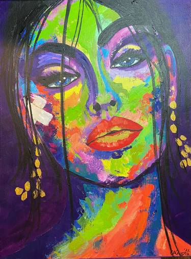 Original Expressionism Women Paintings by Christine Gupta