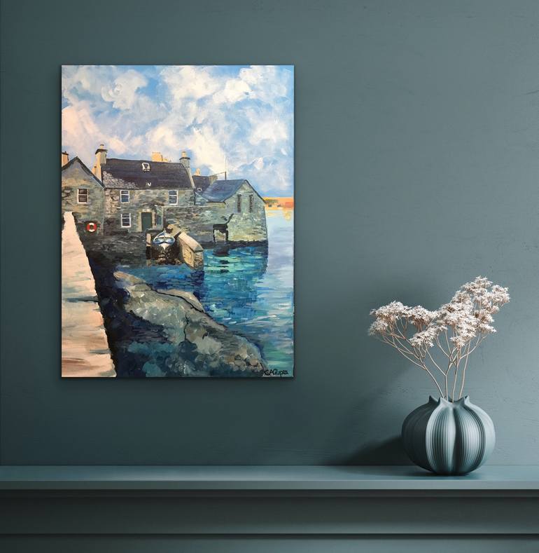 Original Seascape Painting by Christine Gupta