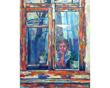 Through The Window Paintings Saatchi Art