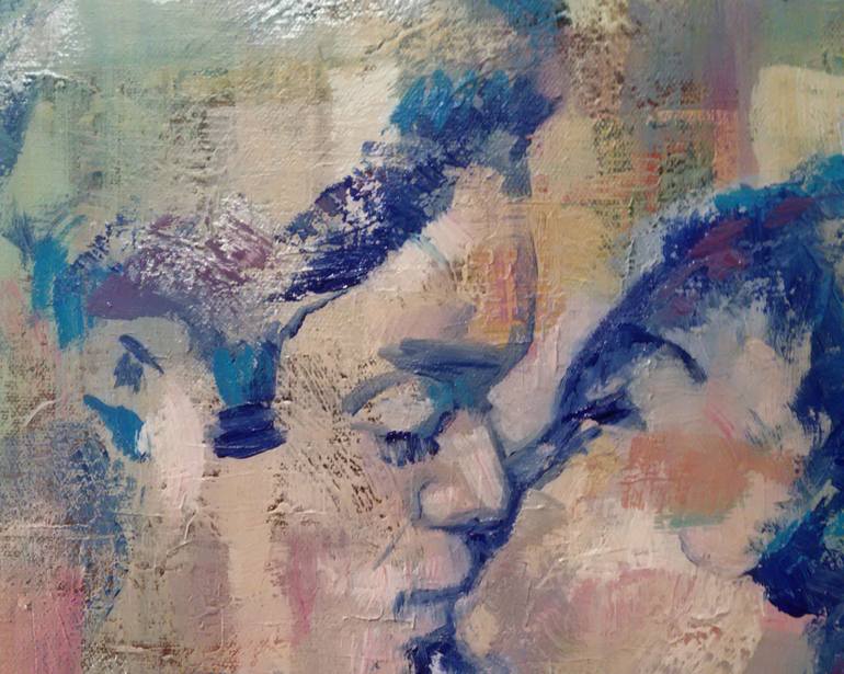 Original Conceptual Love Painting by Belen Sambucety
