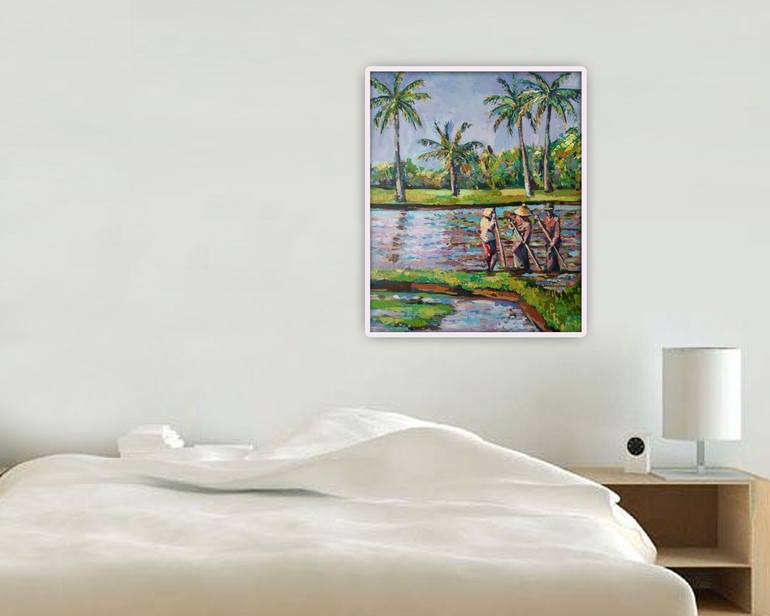 Original Expressionism Landscape Painting by Belen Sambucety