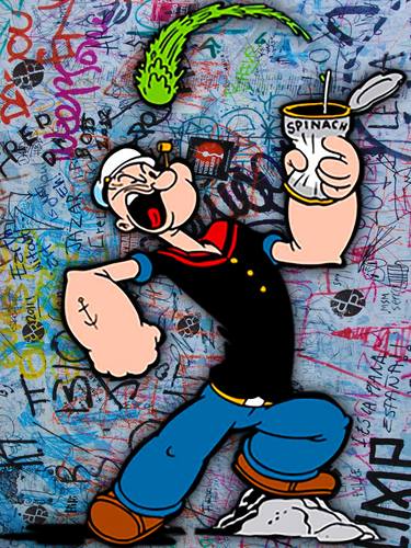 Mickey And Minnie Mouse Pop Art Graffiti Love Happy 4 Mixed Media by Tony  Rubino