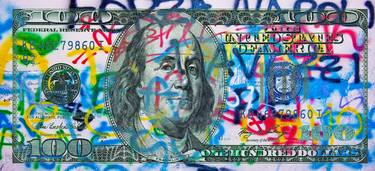 100 Dollar Bills Graffiti In Spectrum 2 Pop Art 4 thumb