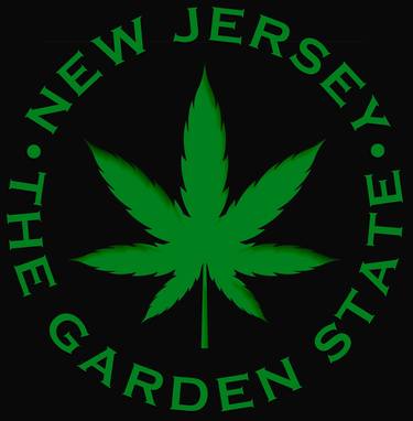 New Jersey Legalize Marijuana 2020 Pot Leaf Garden State Weed thumb