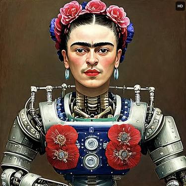 Saatchi Art Artist Tony Rubino; Mixed Media, “Frida Kahlo Robot” #art