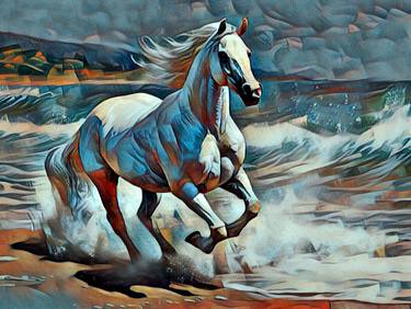 Original Horse Digital by Tony Rubino