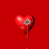 Heart Series Love Bullet Holes by Tony Rubino