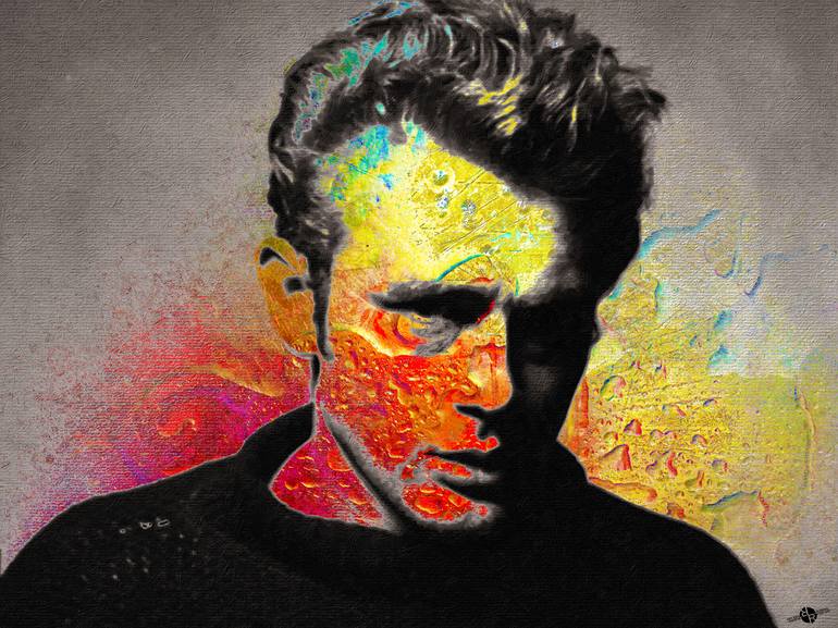 James Dean Painting by Tony Rubino | Saatchi Art