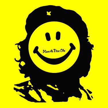 Have A Nice Che Guevara Funny Pop Culture Yellow thumb