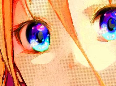 Anime Girl Eyes Gold thumb