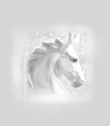 Horse Lover Head Snow And Ice Beautiful photo thumb