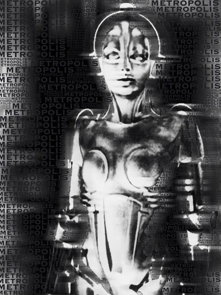 Normalisering Meddele rør Metropolis The Movie Robot Woman Painting by Tony Rubino | Saatchi Art