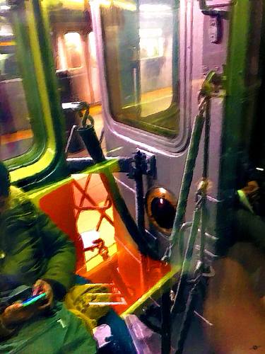 Painting On The New York City Subway thumb
