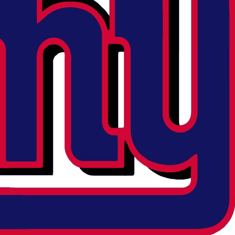 New York Giants Football T-Shirt by Tony Rubino - Fine Art America