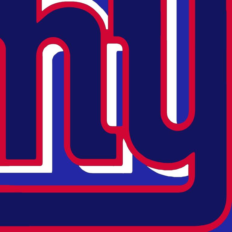 New York Giants Football T-Shirt by Tony Rubino - Fine Art America