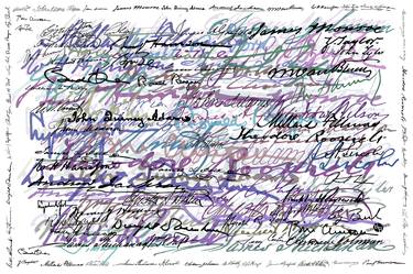 All The Presidents Signatures Blue Rose thumb